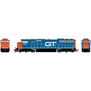 HO GEN SD60M Tri-Clops Locomotive w/DCC & Sound, Legendary Liveries GTW #5050