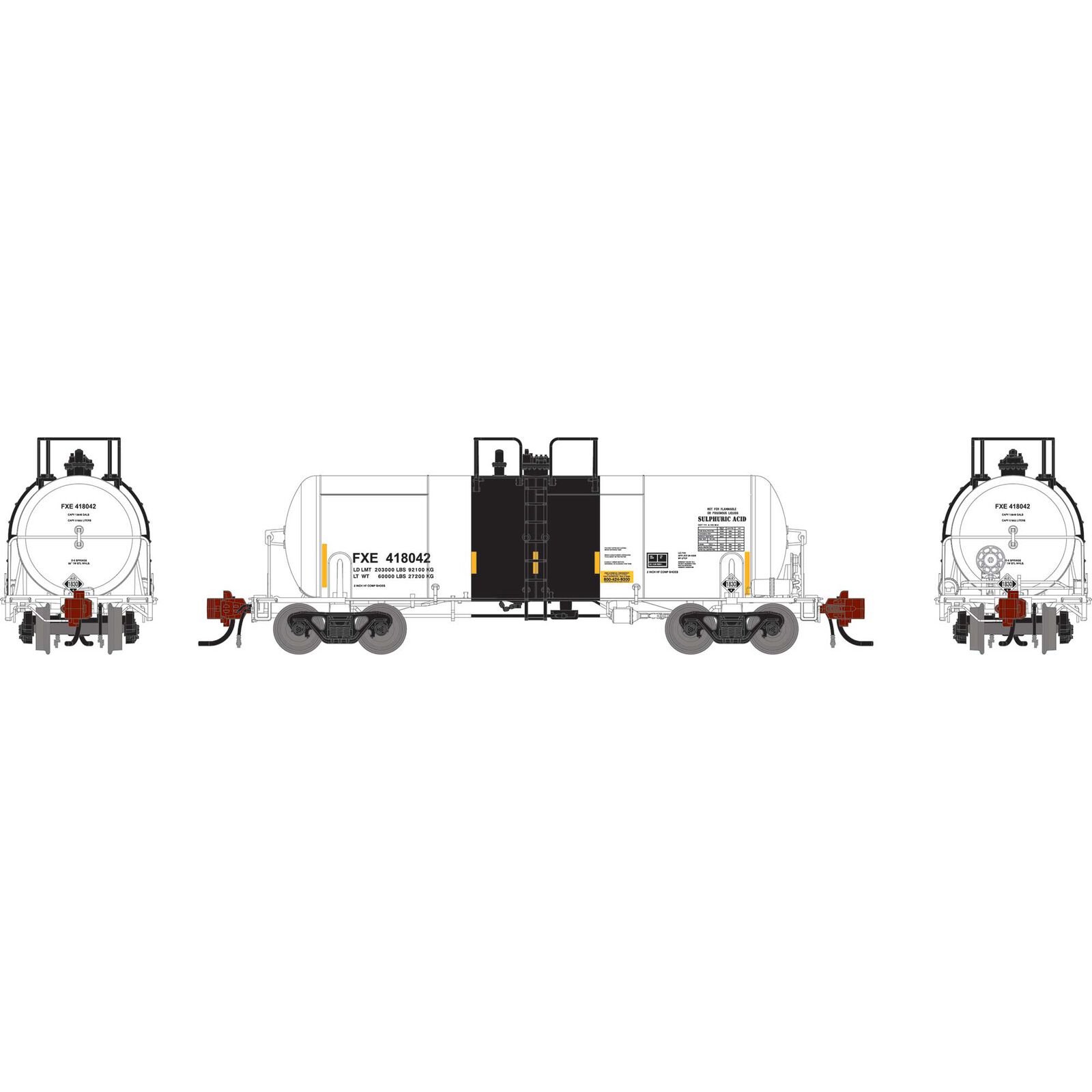 N 13K Gallon Acid Tank Car, FXE #418042