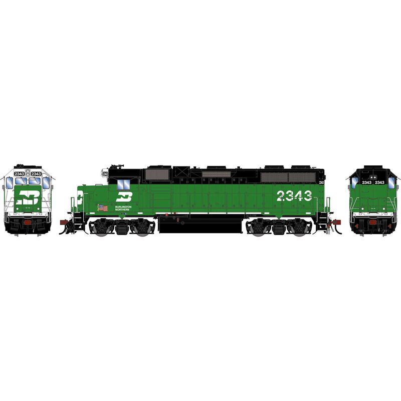 HO GEN GP38-2 Locomotive, BN #2343