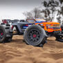 1/8 Sand Paw HP BELTED F/R 3.8" MT Tires Mounted 17mm Black Raid (2)