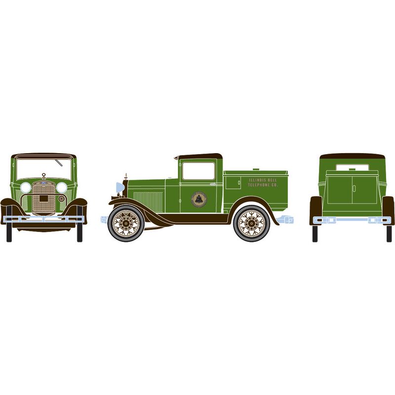 HO RTR Model A Telephone Truck, Illinois Bell
