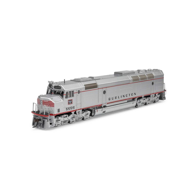 HO FP45 Locomotive with DCC &Sound, CB&Q #9999