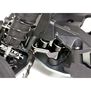 Heavy Duty RC Full Bearing Steering Set, 7075 Black with Silver: All Losi 22S