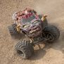 1/18 Mini LMT Zombie 2S 4X4 RTR Brushed Monster Truck (Battery & Charger Included), Red