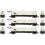 N TankTrain Intermediate, GATX White/Black #75564/75565/75566 (3)