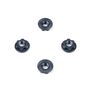 Wheel Nuts 7mm M4 Serrated Gun Metal Anodized (4)