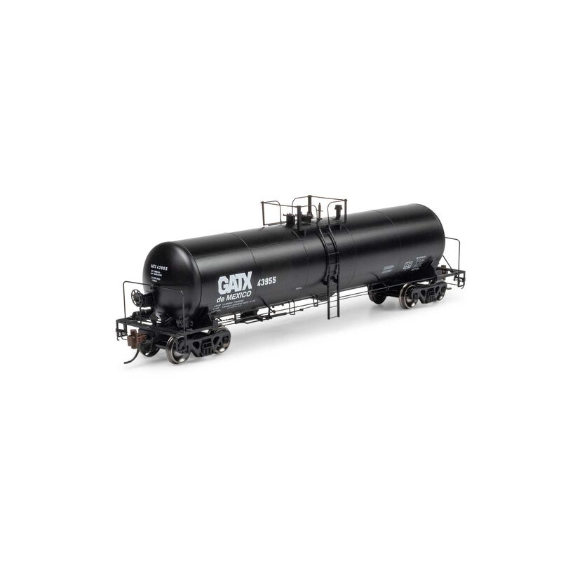 HO GATC 20K Gallon Tank Car, GATX de Mexico #43955