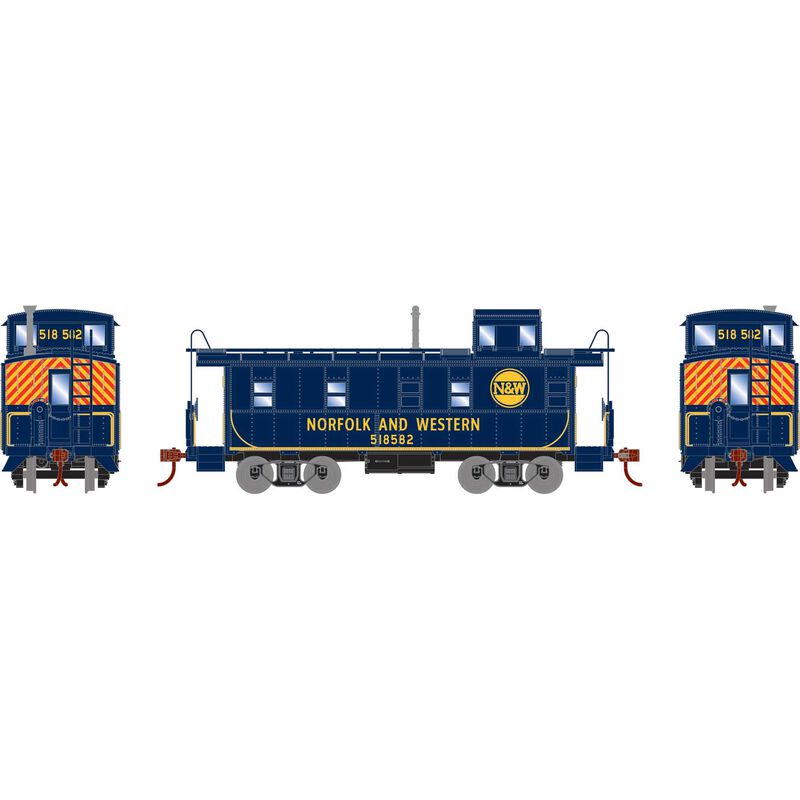 HO Cupola Caboose, N&W #518582