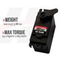 HS-755HB Giant Scale Analog Karbonite Gear Servo