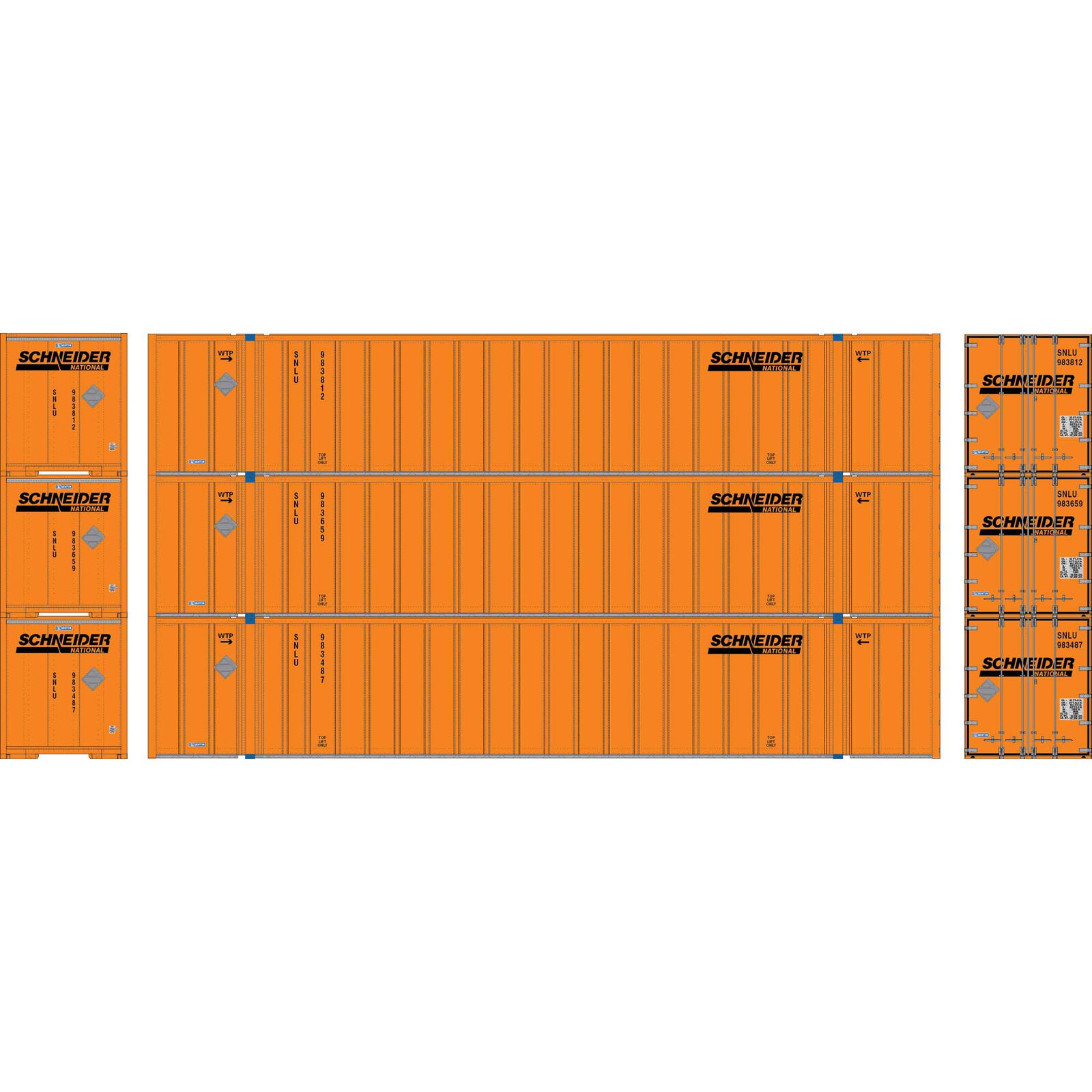 N ATH 53' Stoughton Container, SNLU #983487/983812/983659 (3)