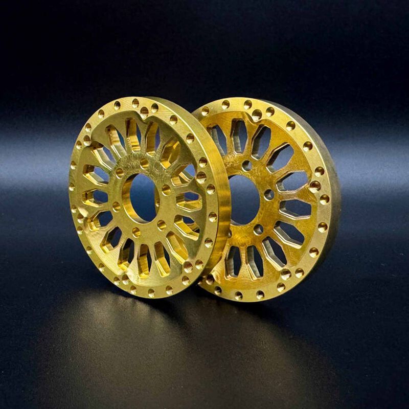 1/10 SHIELD 1.9" Brass Wheel Face (2)