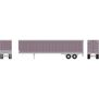 HO  45' Smooth Side Trailer, Metallic Purple