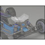 1/10 Aero Front Narrow Clear Wing for Gullwing Arms, 1/10 Team Associated RC10B6 (2)