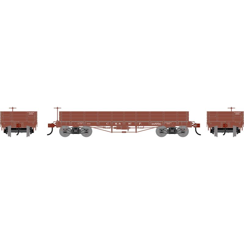 HO ATH 36' Low Side Gondola w/ Drop Gates, MILW #16556