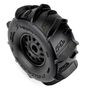 1/7 Dumont Fr/Rr Sand/Snow Mojave Tires Mounted 17mm Blk Whls (2)