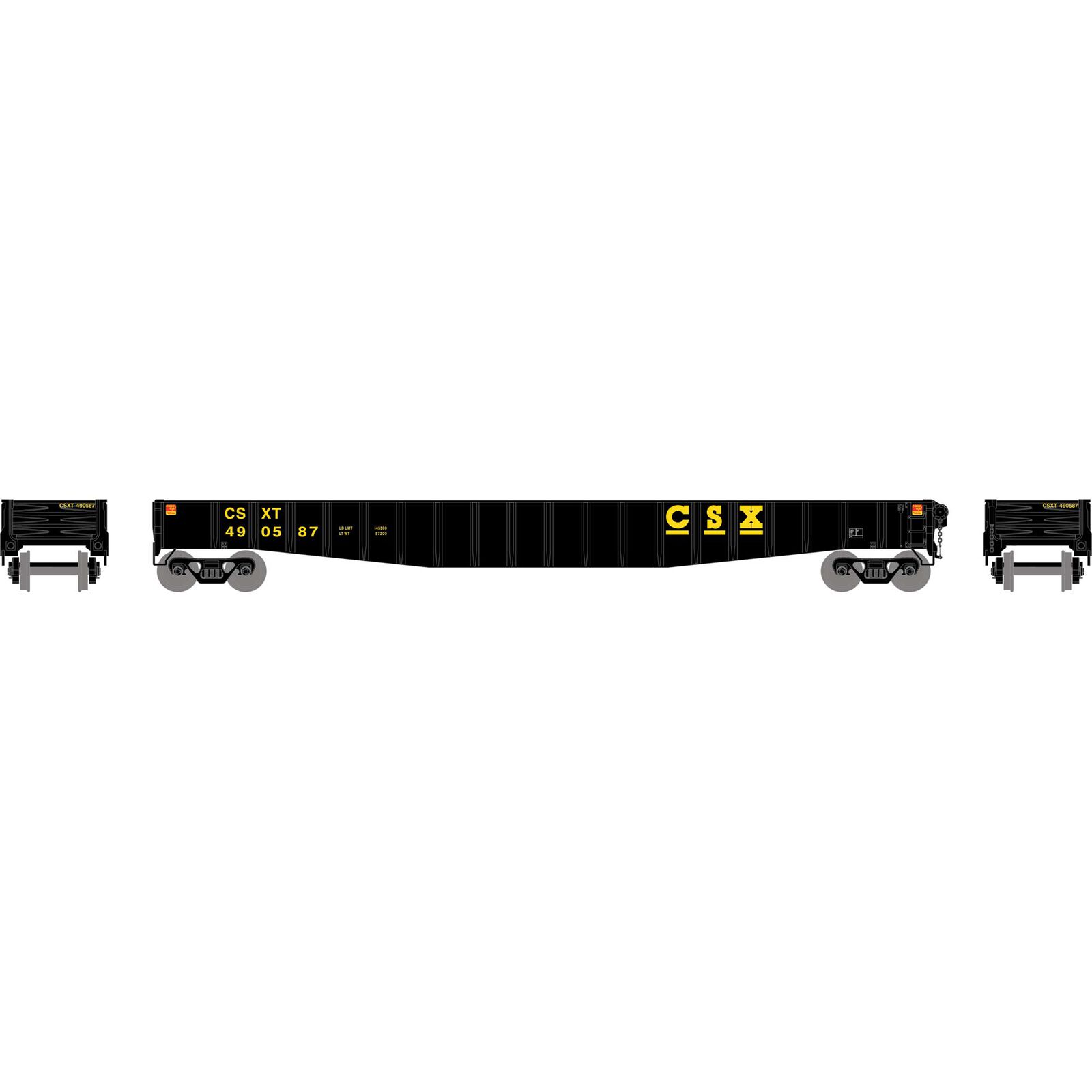 N 65' Mill Gondola, CSX #490587