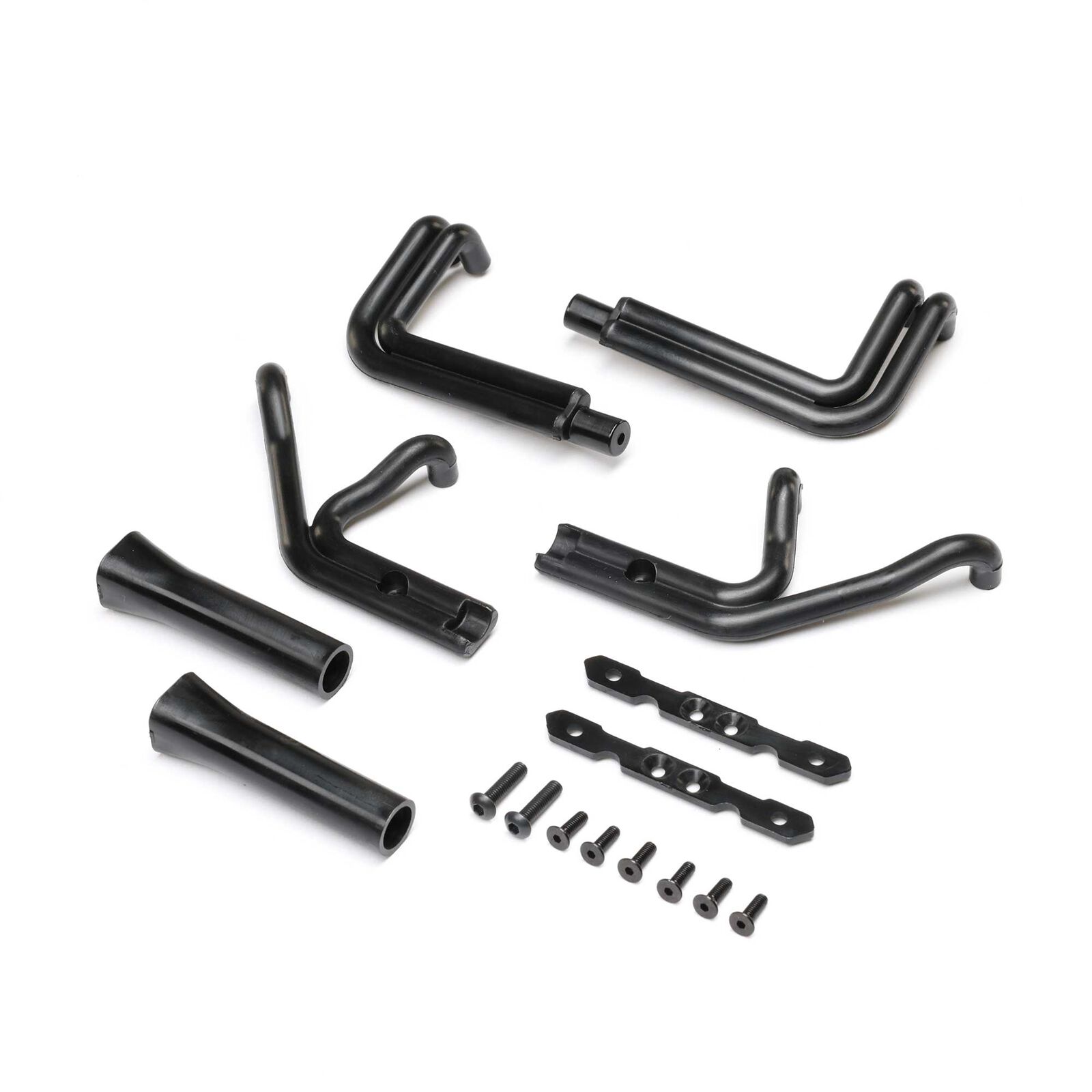 Header Set, Matte Black: 22S Sprint