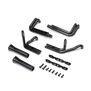 Header Set, Matte Black: 22S Sprint