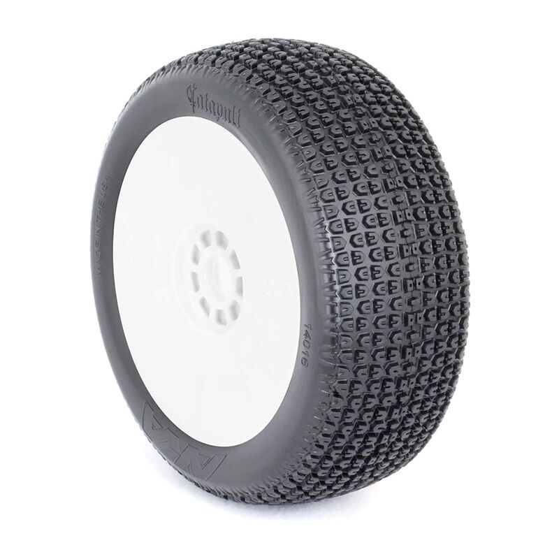 1/8 Super Soft Catapult Buggy EVO Wheels Pre Mounted: White