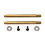 3x23mm Shock Shaft V2 TiN, 1/10 Team Associated RC10B5M