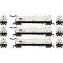 N TankTrain Intermediate, GATX White/Black #75561/75562/75563 (3)