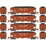 N 40' Offset Coal Hopper with Load, GTW #2 (4)