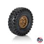 1/10 Limited Edition Aztek G8 1.9" Crawler Tires Mounted 12mm Bronze Impulse (2)