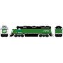 HO GEN GP38-2 Locomotive, BNSF 'Ex-BN Patched' #2343