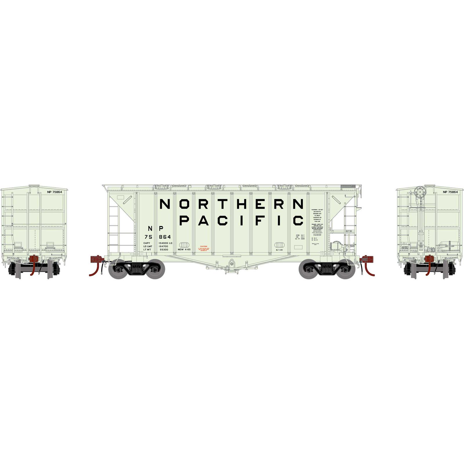 HO GATC 2600 Airslide Hopper, NP #75864