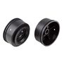 Rear Drag Wheels, Black, 1/10 Team Associated DR10