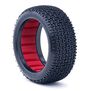 1/8 Cityblock Super Soft Long Wear Tires, Red Inserts (2): Buggy