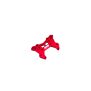 Front Aluminum Shock Tower CNC 7075 T6 RS, Red: EXB