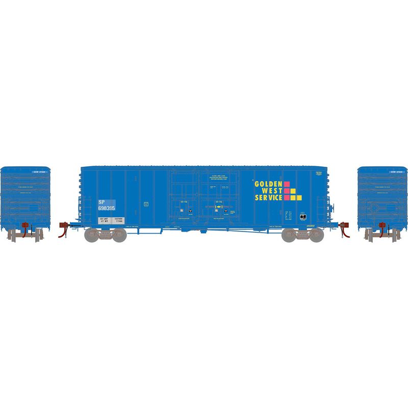 HO GEN 50' PC&F Box Car w/ 8'&6' Youngstown Plug Door, Primed For Grime SP 'Golden West' #698395