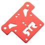 Top Plate Aluminum Silver Blue