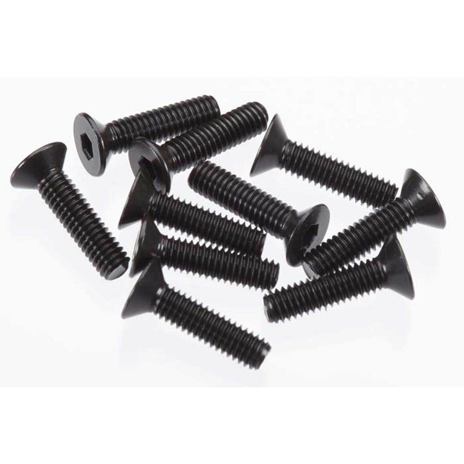 Flat Head Screw M4x15mm Black EB48 (10)