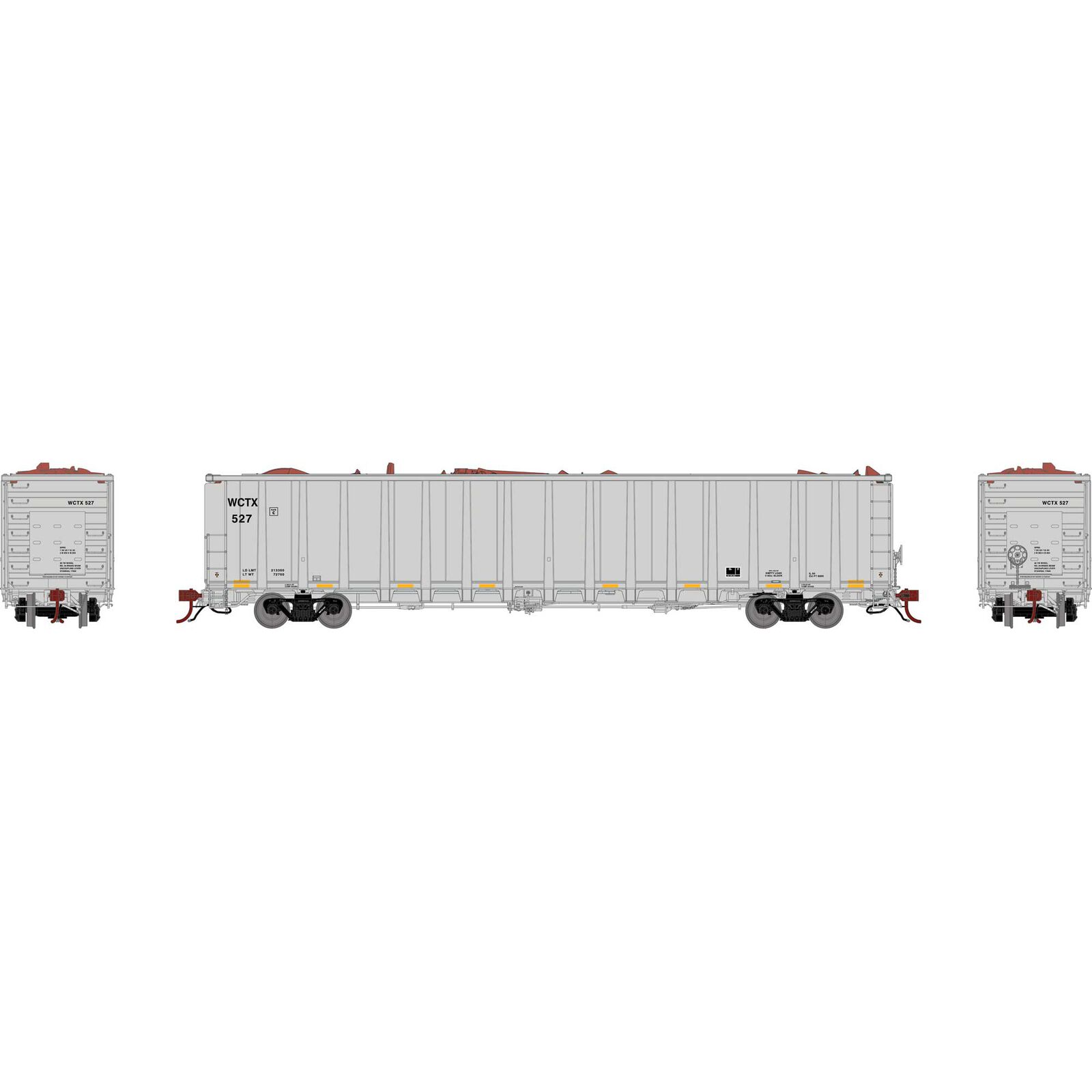 N NSC 6400 Gondola with Load, WCTX #527