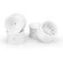 Mono 2.2" Rear Wheel, White (4): RC10, RC10B2, RC10B3