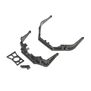 Front/Rear Chassis Brace Set and Diff Retainer Ring: LST 3XL-E