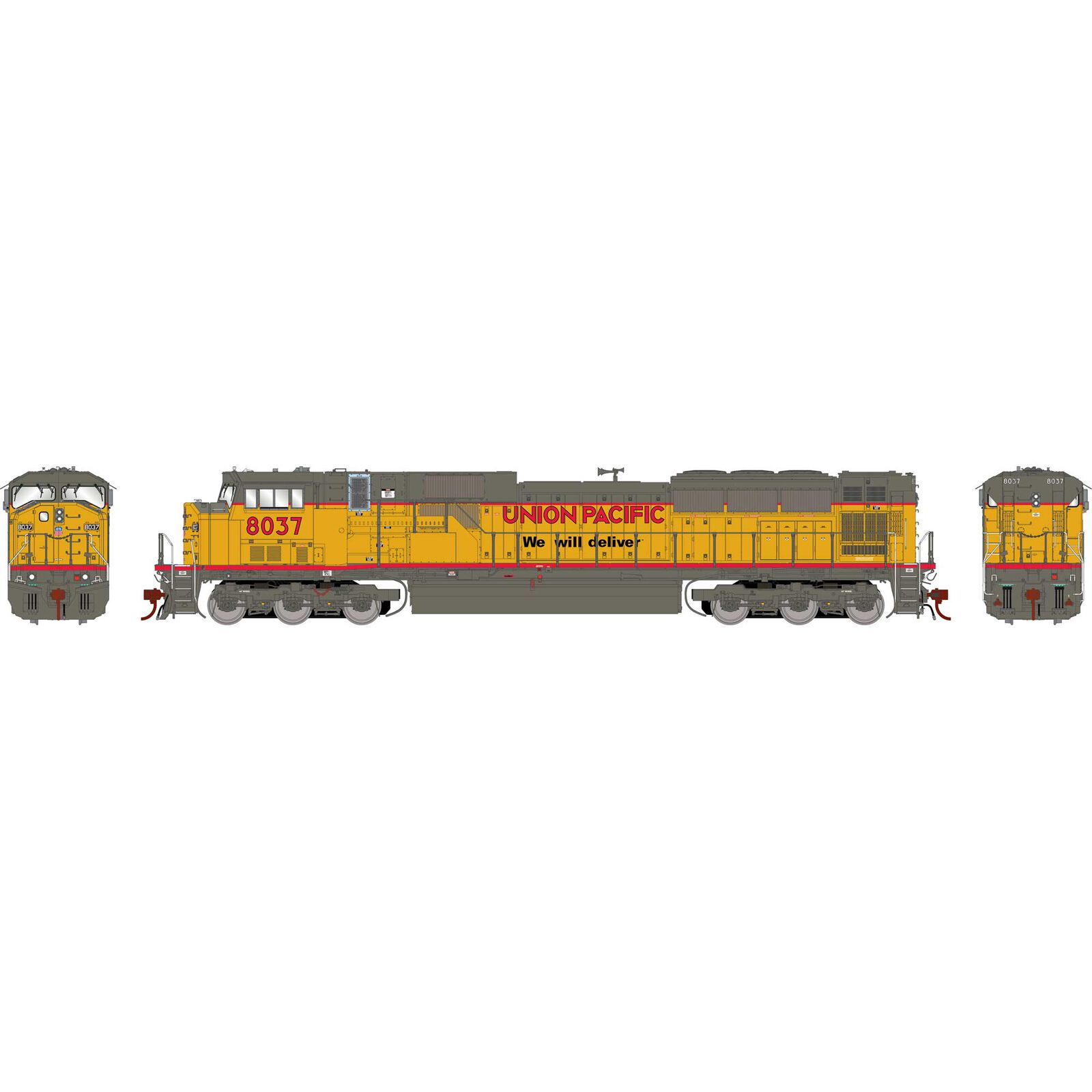 HO EMD SD9043MAC Locomotive, UP #8037
