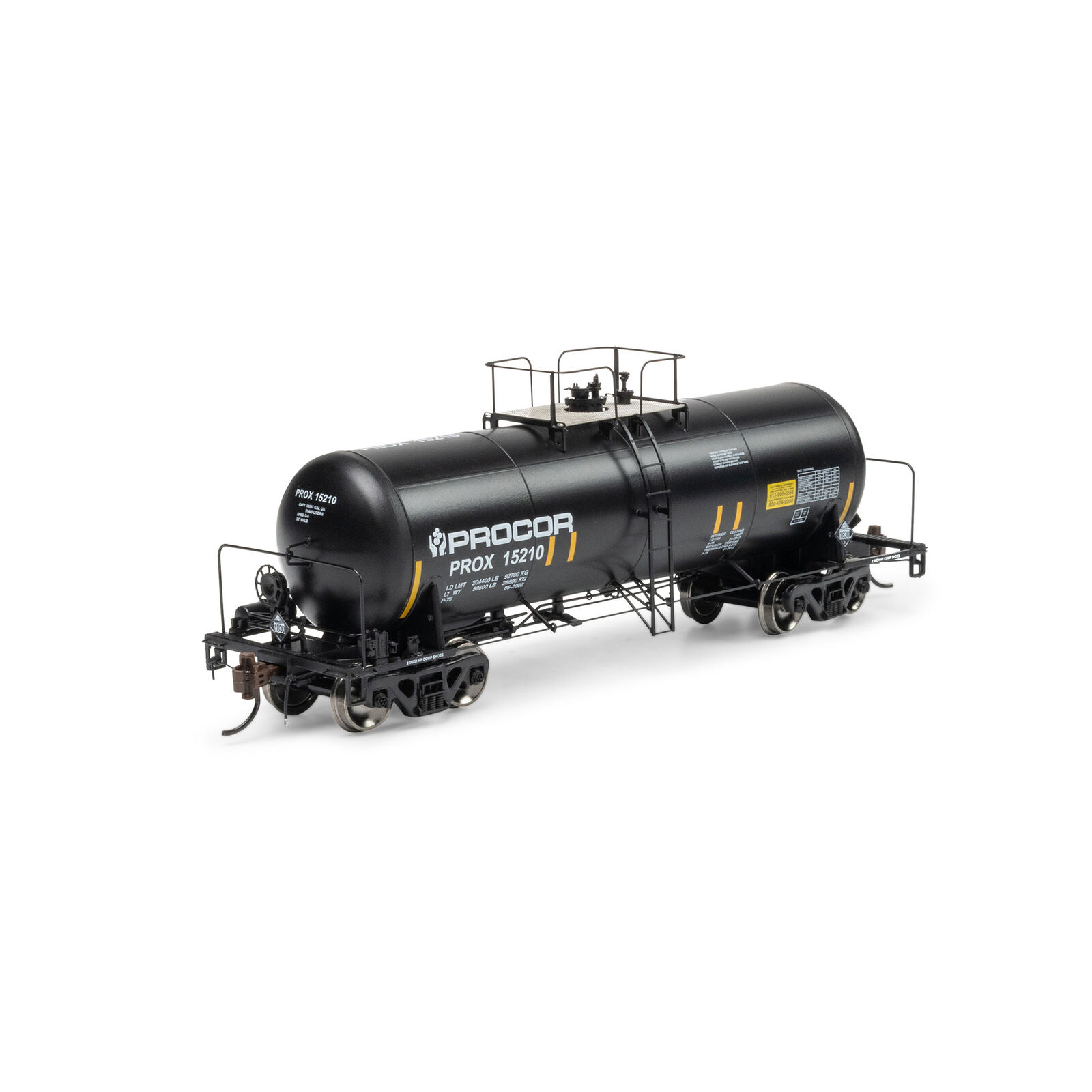 HO 13K Gallon Acid Tank Car, PROX #15210