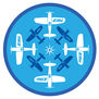 E-flite Snowflake Sticker