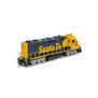 HO GP39-2u Locomotive, ATSF #3409