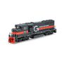 HO GP40-2L Locomotive with DCC & Sound, Guilford/MEC #510