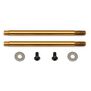 3x27.5mm Shock Shafts (V2) TiN, 1/10 Team Associated RC10B5M
