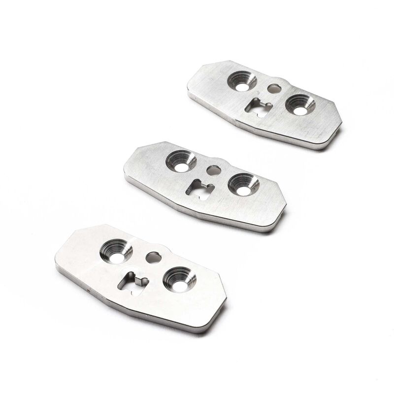 Skid Plate Set, Adjustable Chassis, Steel: 8XT
