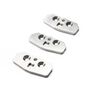 Skid Plate Set, Adjustable Chassis, Steel: 8XT