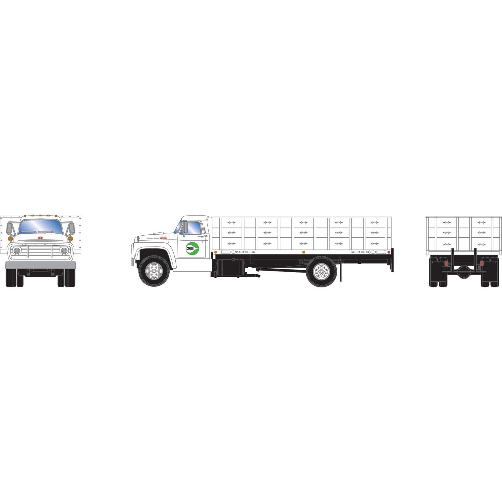 HO Ford F-850 Grain Truck, Cargill