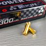 7.6V 6300mAh 2S 140C Shorty LiHV Battery: 5mm bullets