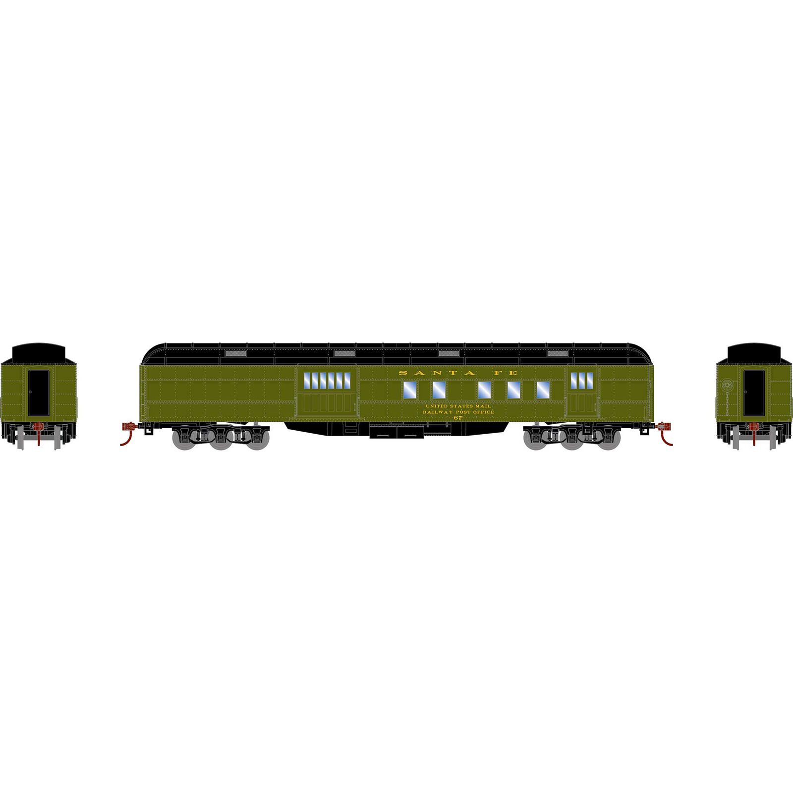 HO Heavyweight RPO, ATSF #67
