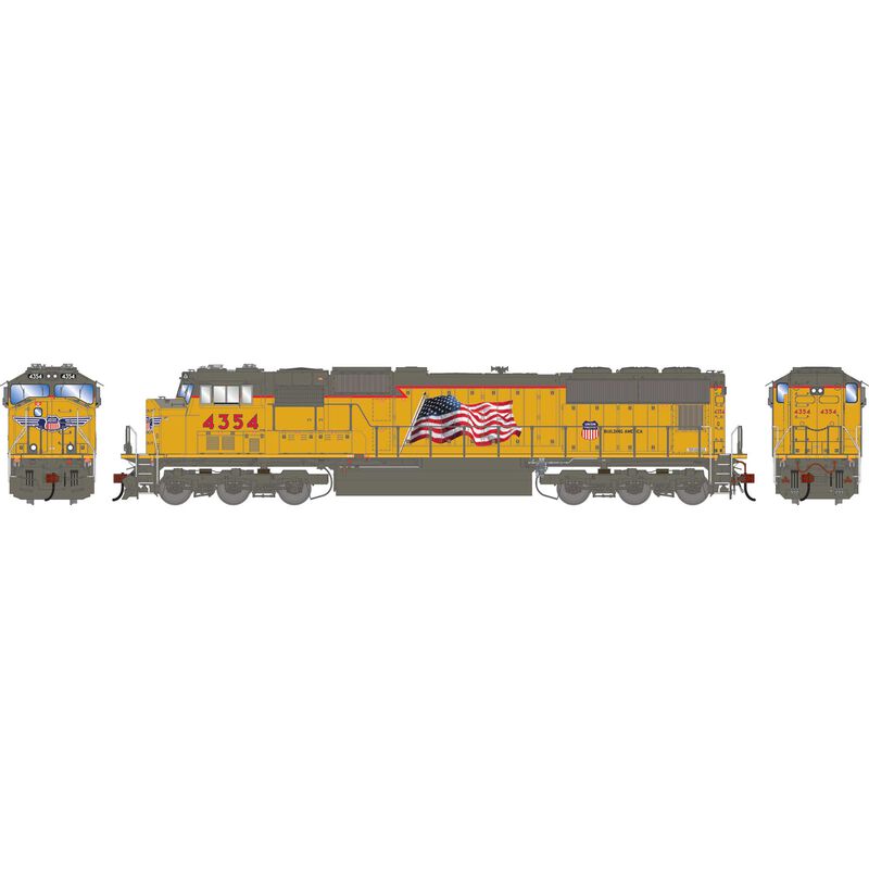 HO SD70M Locomotive with DCC & Sound, UP #4354